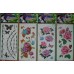Временные татуировки в ассортименте Waterproof body tattoo stickers